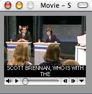 All-caps captions, as if taken from a Line 21 real-time-captioning transcript