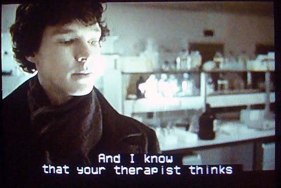 Caption: And I know that your therapist thinks