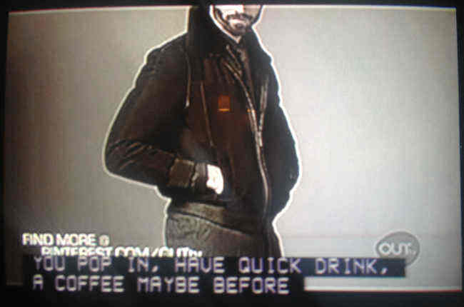 YOU POP IN, HAVE QUICK DRINK