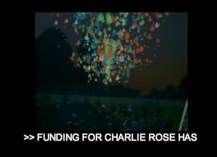 One line of captioning in all caps