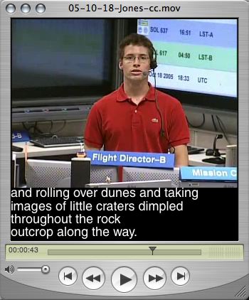 Four-line caption text is almost a third the size of the adjacent video image