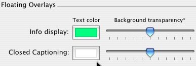 DVD Player preferences