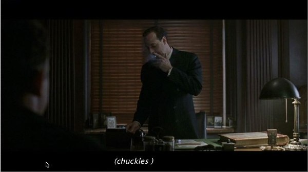 Italics, incorrectly: (chuckles )