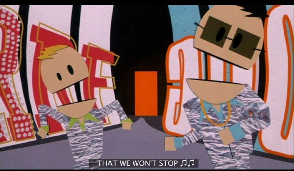 ‘South Park’ double staffnote (now DOUBLE BARRED EIGHTH NOTE)