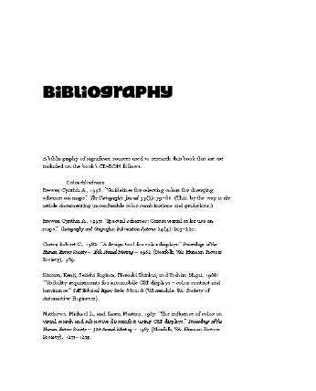 Bibliography