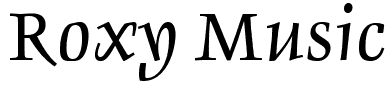 Delphin: Roxy Music