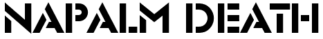 Glaser Stencil: Napalm Death